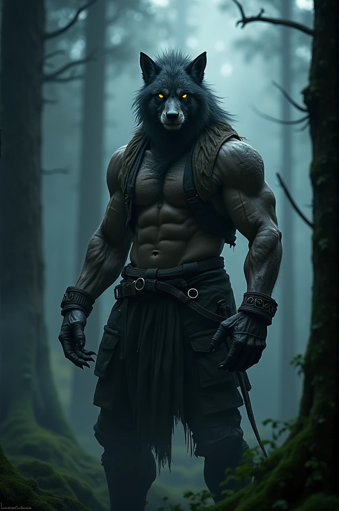 Werewolf in his human form