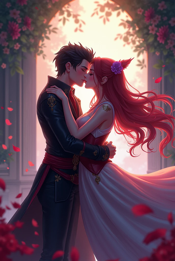 Harith from mobile legends kissing alucard