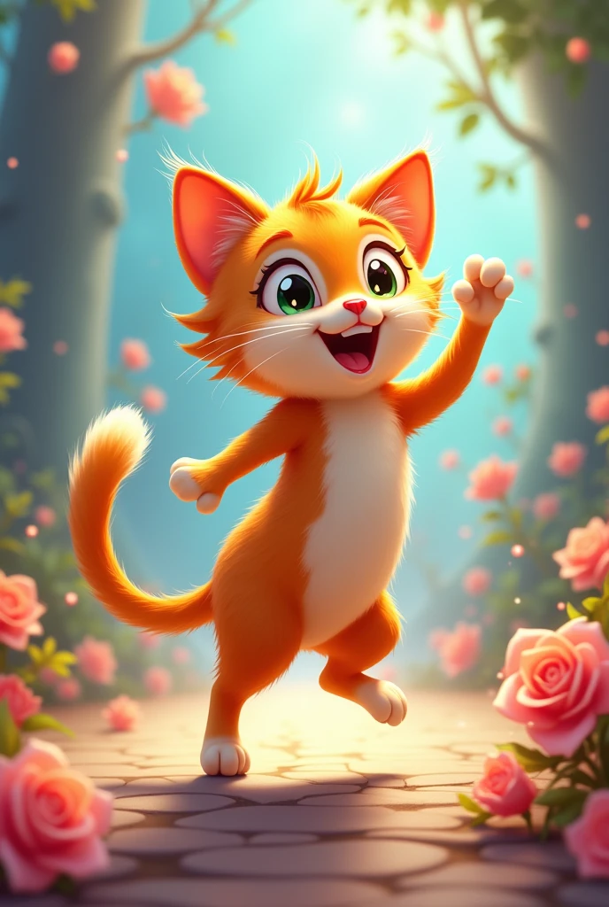 dancing cat