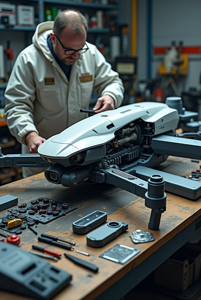 Drone and tool maintenance