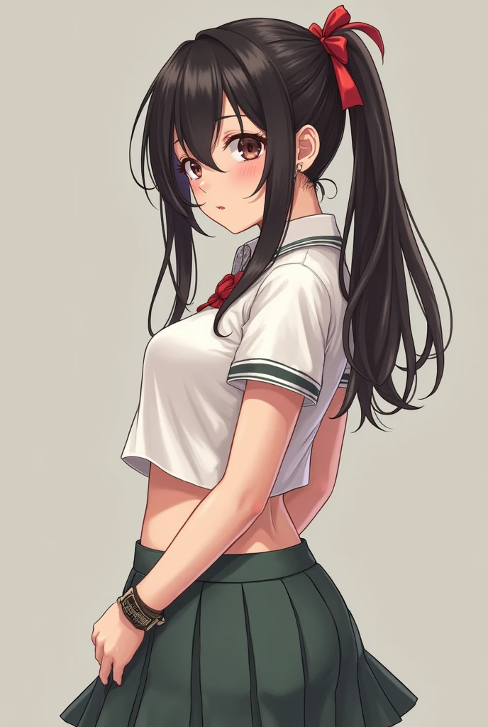 Stylish naked elementary school girl