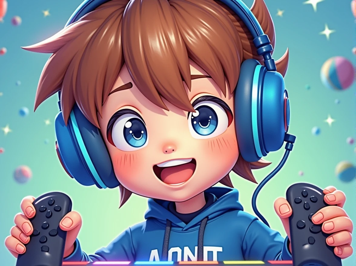 (vibrant,playful gamer room, young gaming,colorful joysticks, colorful headphones, digital art, 3d render,highly detailed,photorealistic,4k,8k,hyperrealistic,masterpiece,vivid colors,3d model,dynamic composition,cinematic lighting,studio lighting)
