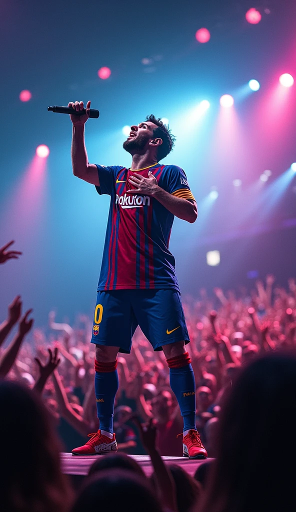 Messi singing  5 picture new 