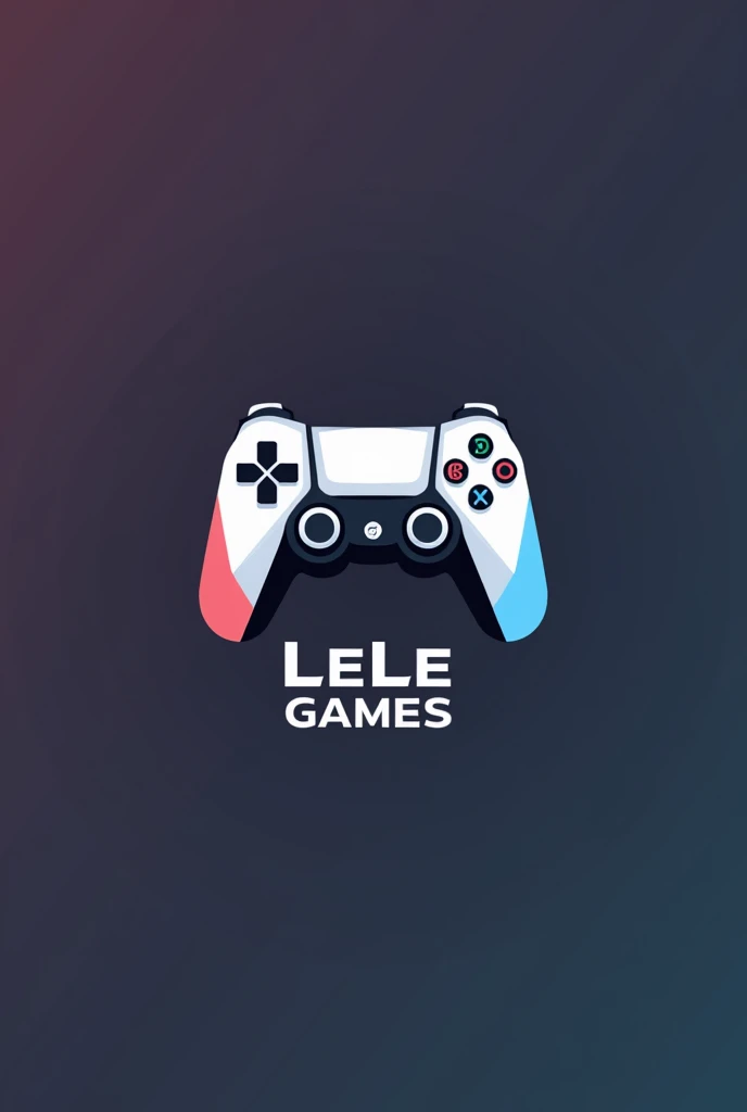LeLe games logo with gamer controller