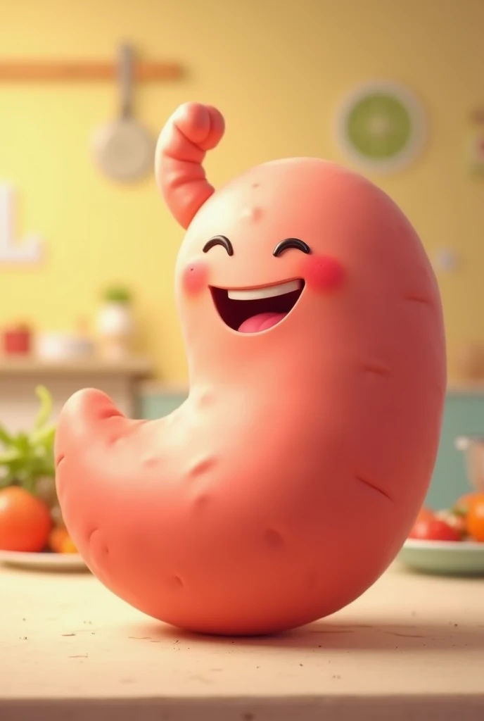 Happy stomach