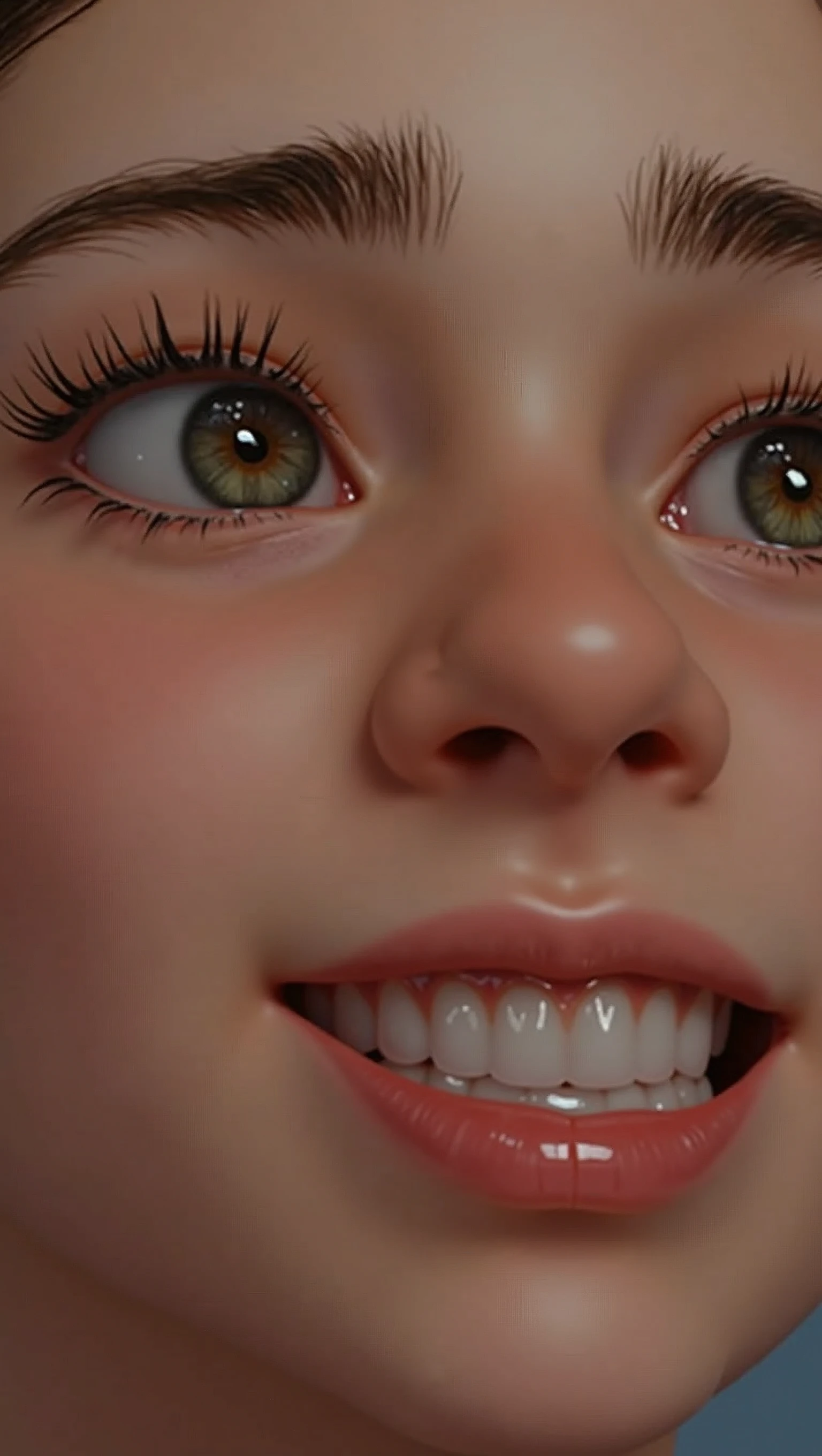 Blinking eyes