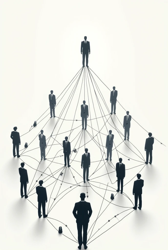Create an image related to the following topic: Lines of Authority and Responsibility