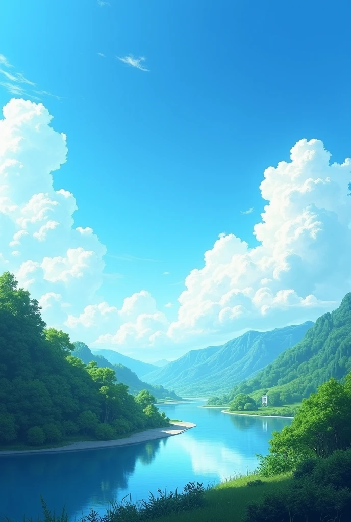 Sky, water, nature