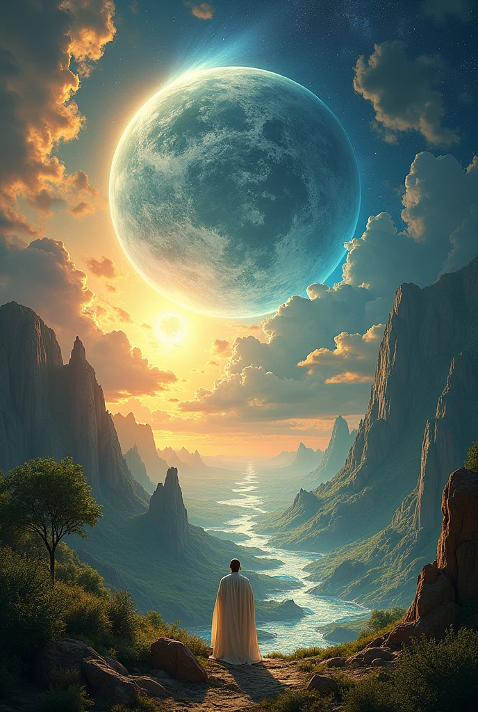 and it was assim. And God called the dry land Earth,, and the gathering of the waters he called Seas; and God saw that he was good. And God said: produce the earth green grass, herb that gives seed; árvore de fruto que dê fruto according to its kind, may your seed be in her, over the earth: and it was assim. And the earth brought forth green grass, herb that bears seed according to its nature, and tree that bears fruit, whose seed is in him, according to its kind; and God saw that he was good. and it was evening and morning, the third day. And God said: Let there be lights in the expanse of the heavens to separate the day from the night: and be by signs, and for the seasons, and for days and years; E sejam por luminares na expansão dos céus para iluminar over the earth: and it was. and made god the two great lights; the greater light so that it may exercise dominion in the day, and the lesser light to exercise dominion in the night; Also made the stars. And God set them in the expanse of the heavens, para iluminar over the earth, And to exercise dominion in the day and in the night, and to separate light and darkness: and God saw that he was good. and it was evening and morning, the fourth day. And God said: Let the waters bring forth reptiles with a living soul, e aves que voem over the earth, in the open expanse of the heavens. And God created the great sea creatures, and every living thing that walks dragging, que as águas produziram according to its kind, and every winged bird after its kind: and God saw that he was good. And God blessed them saying: Be fruitful and multiply, and fill the waters in the seas, and the birds multiply in the land. and it was evening and morning, the fifth day. And God said: Produza a terra seres viventes according to its kind, animals and serpents and beasts of the earth after their kind: and it was assim. E fez Deus animais da terra according to its kind, e gado according to its kind, e todo animal que anda arrastando over the earth segundo sua espécie: and God saw that he was good. And God said: Let us make human beings in our image, according to our likeness; and dominate the fish of the sea, and the birds of the sky, and the animals, e t