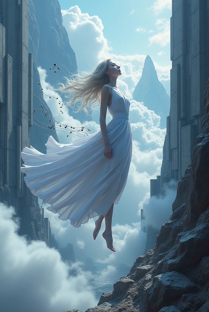 ((Highest quality)), ((Tabletop)), (detailed), Perfect Face,That&#39;s pink、mountains、Near future、cyber-、sea of clouds、Asahi、want、Spectacular、(1 Female:1.2),Giant Swing、Fly over the mountains,)Catastrophic,Shining Weapon,Dynamic Angle, [(Art Book: Art Book: Art Book. Art Book.:0.8)|art：Lyubov Popova], Octane Rendering, unity 8k wallpaper, 超detailedな, beautifully、aesthetic, 非常にdetailedな, Dynamic Angle, The most beautiful form of chaos, elegant, Brutalist design, Bright colors, Romanticism, James Jean, Robbie Dowie Anton, Ross Tran, Francis Bacon, It was freezing cold, Adrian Jenny, Petra Cortright, Gerhard Richter, takato yamamoto, Ashley Wood, Atmospheric, Ecstasy of Musical Notes, I can see the flowing notes,Moonlit Night