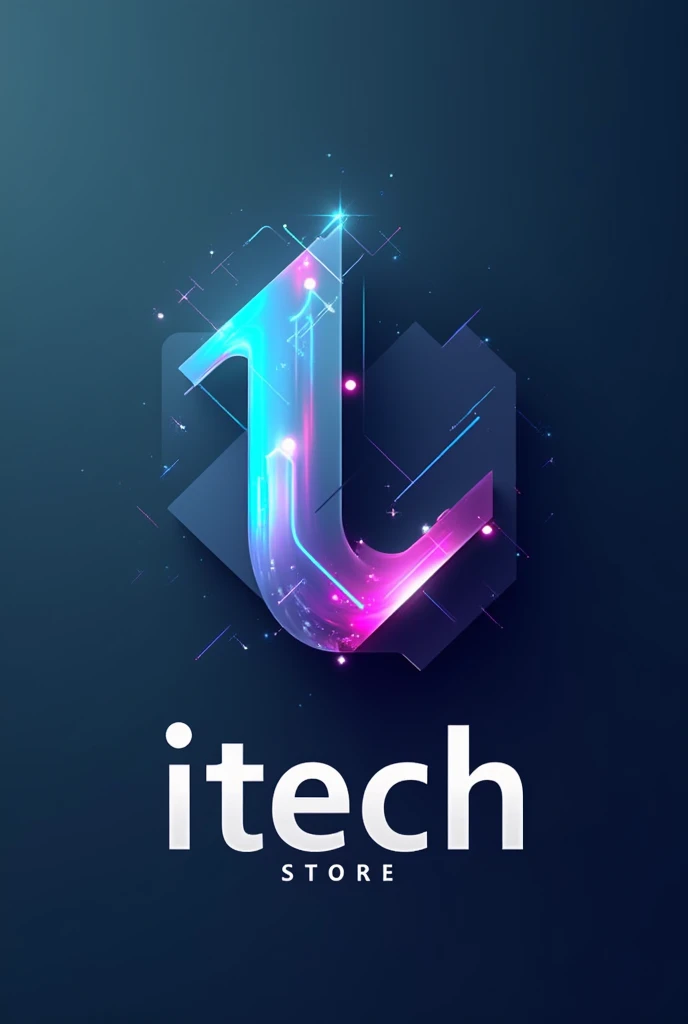 Create a logo for a store called itech store
