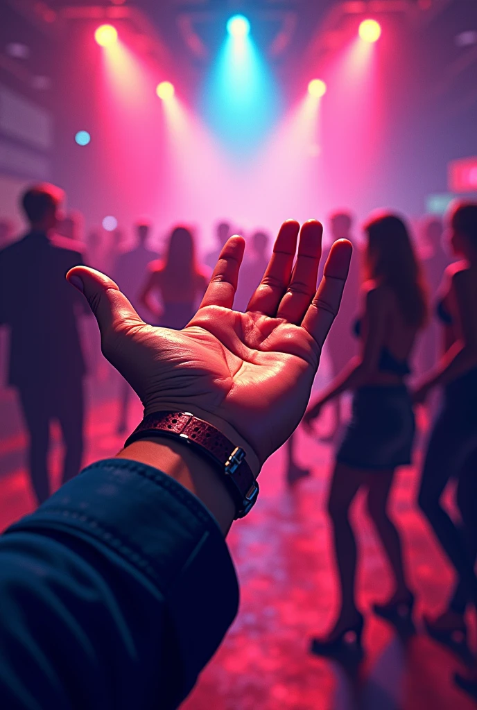 Club Dance Hall Invite Hand Lead