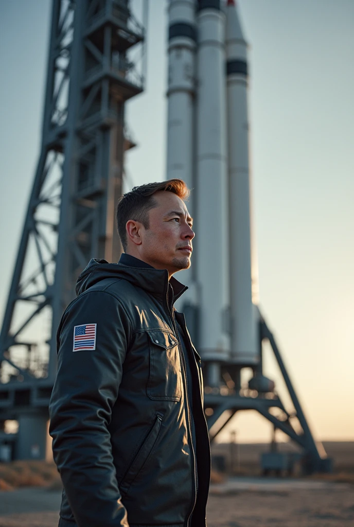 elon musk riding on a spacex rocket to the moon, 8k wallpaper, photo quality, close up, realistic photograph, perfect focus