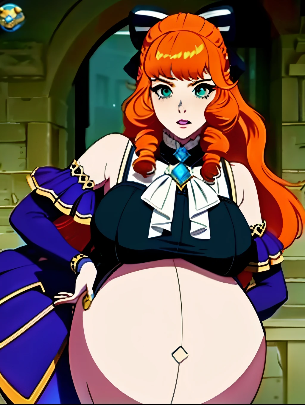 Old orange hair,Big Bump pregnant , Big , nipple, cum,16 yl, Big pregnant Belly, Big Pregnant girl, Largest Belly of Pregnant, Huge Pregnancy Belly, blue eyes, huge 9 months Pregnancy Belly, Guinevere from Mobile Legends Bang Bang, green eyes