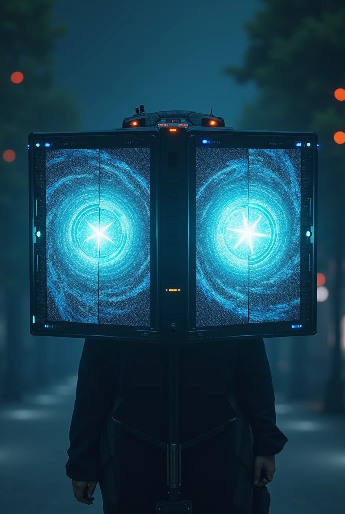 Drawing of forbidden screens to protect your eyesight