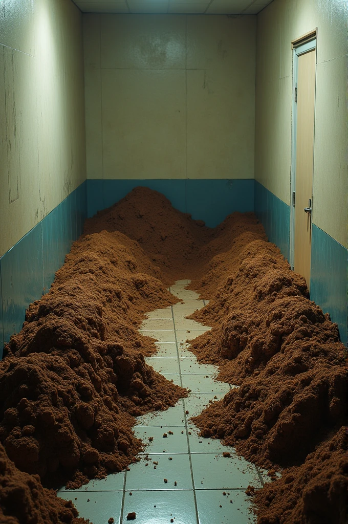 A room filled with poop