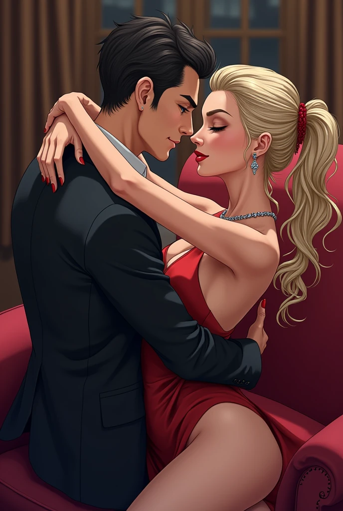 The temptation of a sexy older boss who steals a married man from his wife、anime