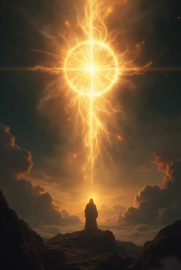 God separated the light from the darkness. And God called the light Day,
