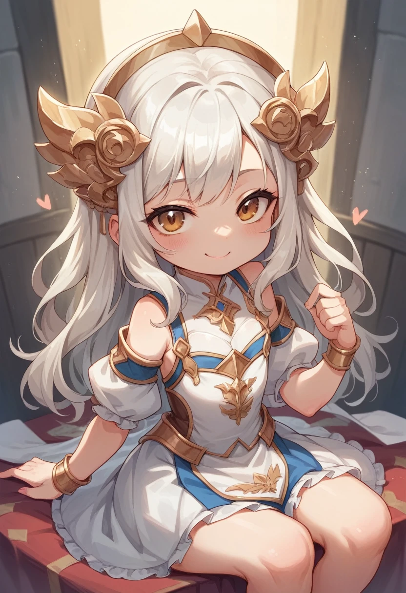 masterpiece, best quality, score_9, score_8_up, girl, (loli), seductive smile, fantasy,