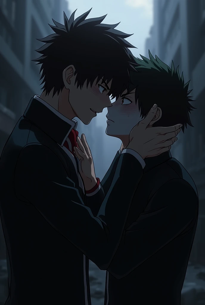 Touya Todoroki and Tomura Shigaraki kiss