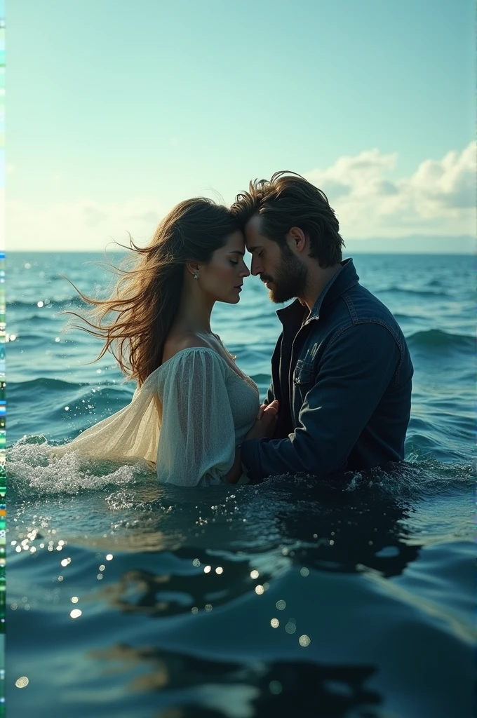 ADELAIDE KANE AND CHRIS HEMSWORTH AT SEA
