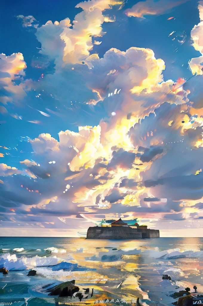 Fantastic landscape Ocean