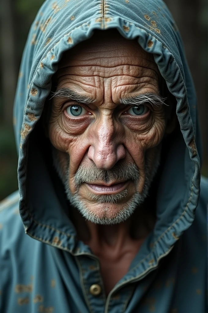 The wrinkles in the clothes make them look like a human face