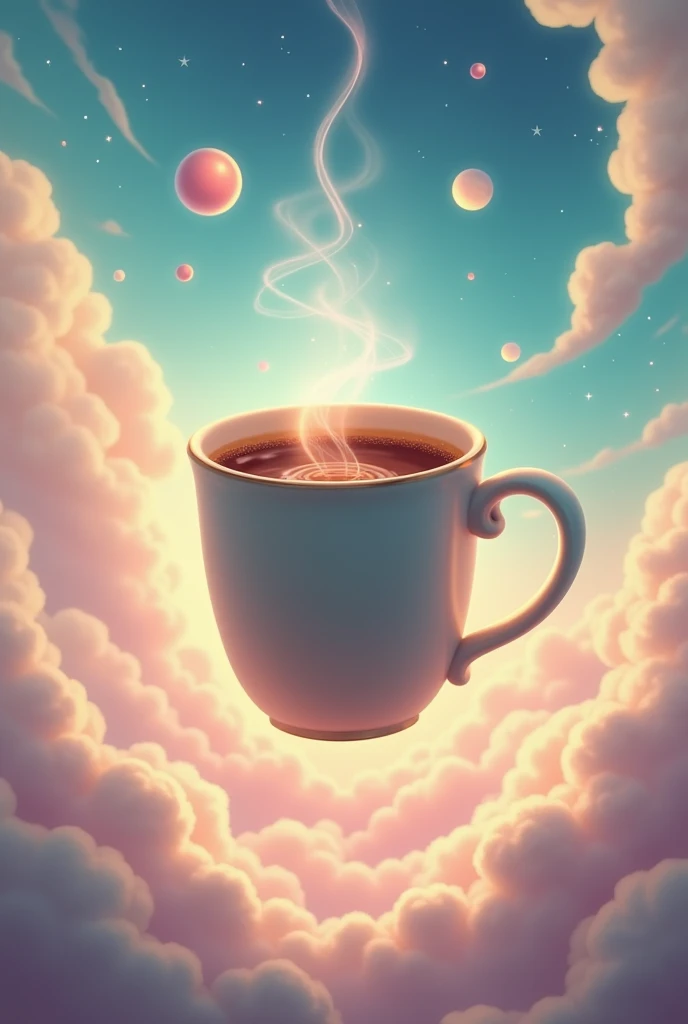 Coffee mug sky design