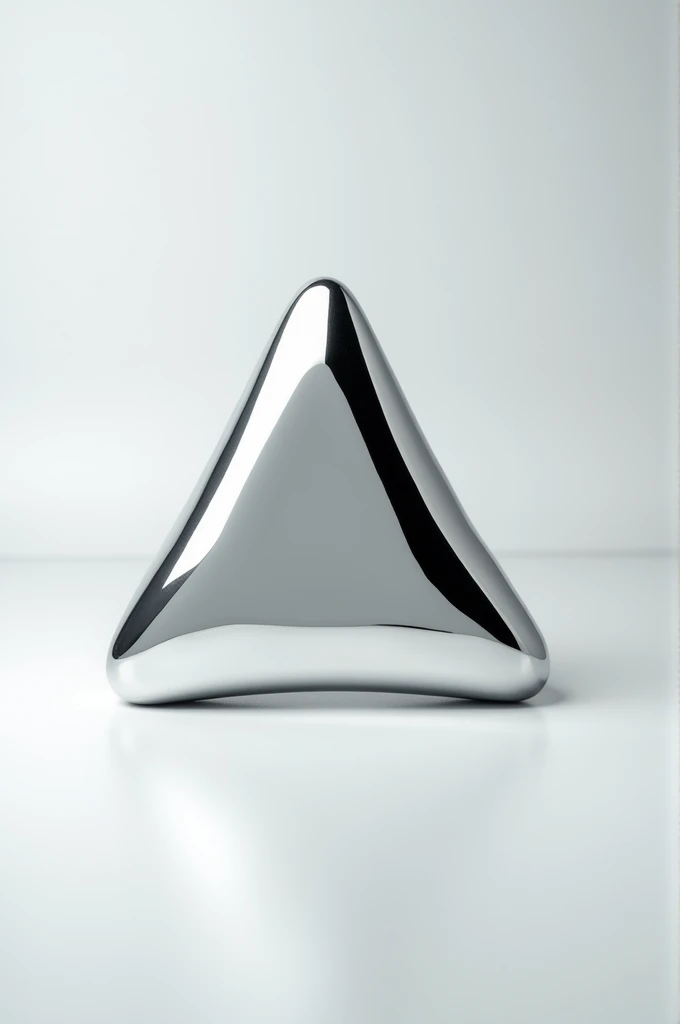 triangle with rounded ends chromed