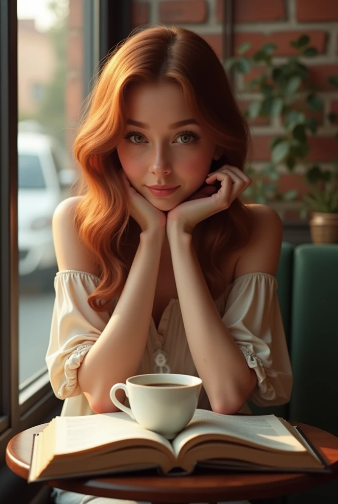 woman in coffee shop