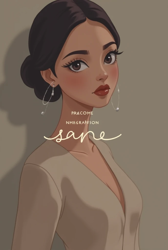 I want a logo that follows Sara and that transmits elegance, with sober tones