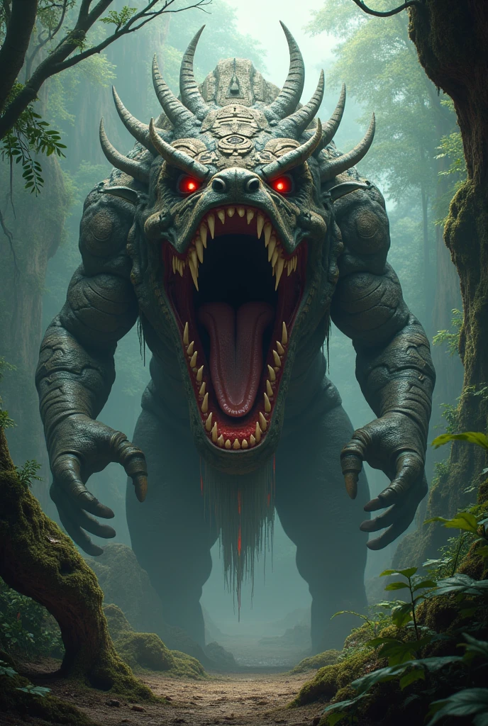 Buluc Chabtan Open mouth