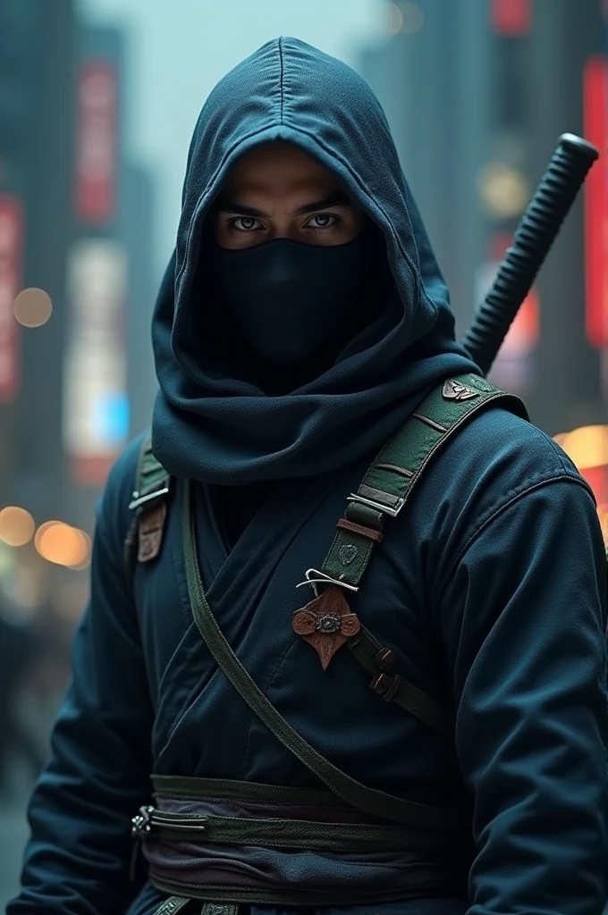 A male character who is a ninja named Hayabusa