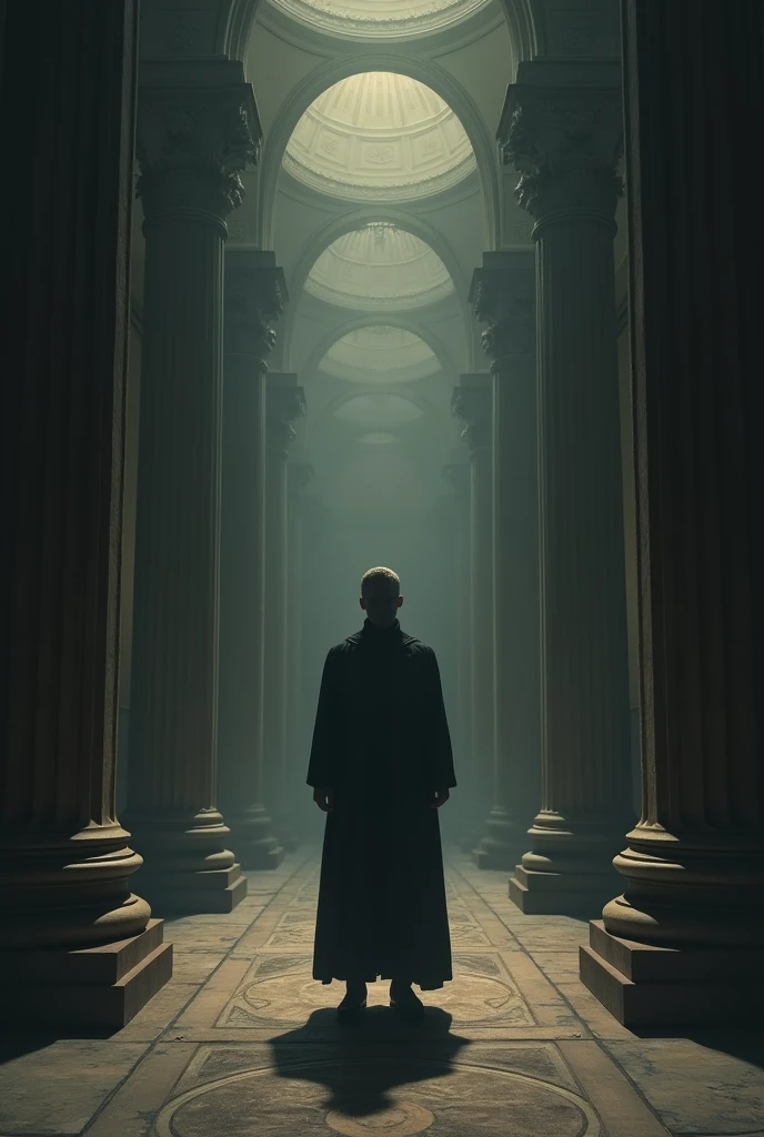 Create an image inspired by this phrase:" Further,What is a man to do who has nothing more than a human name??”Considering that it is a work from the 17th century in the Baroque