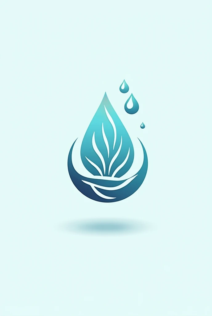 Create me a logos (Image) representing a company that reuses grey and rainwater systems in homes, as well as planning the creation of volumetric layouts and the creation of digital plans in AutoCAD or another platform, as well as plots.
