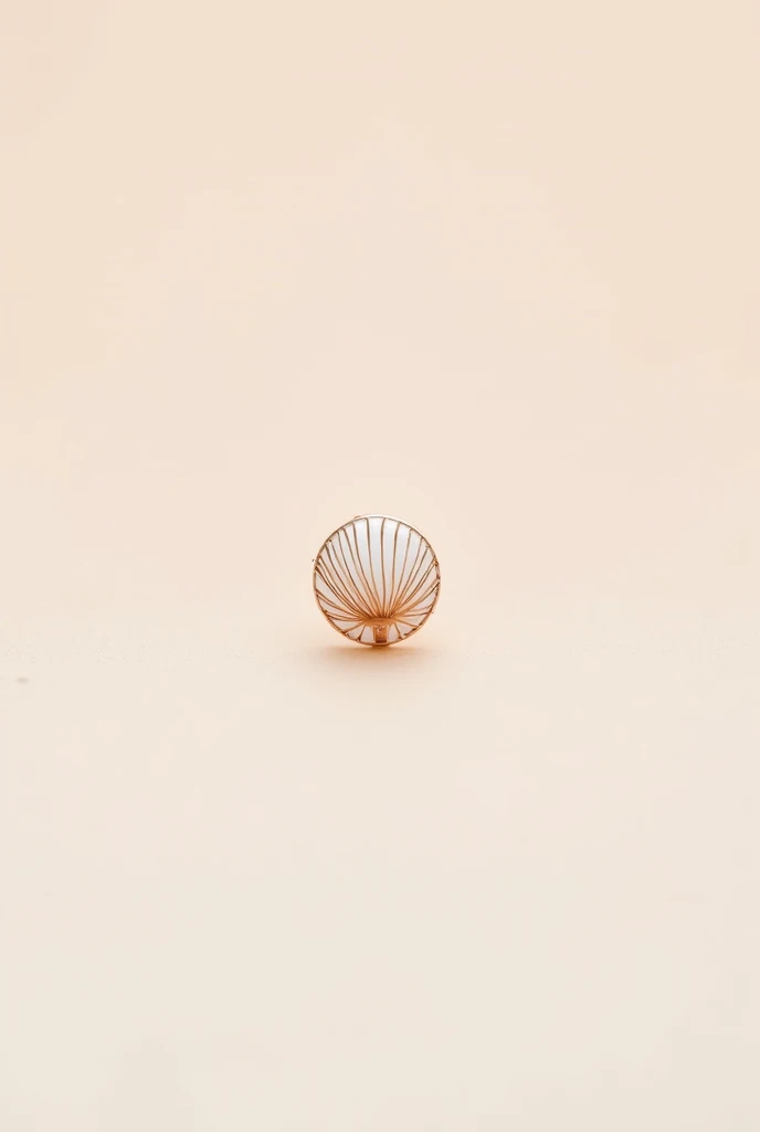 I want a minimalist design that I can use in the logo of a store that sells body piercing pieces that generates curiosity when seen and has a pastel color palette.