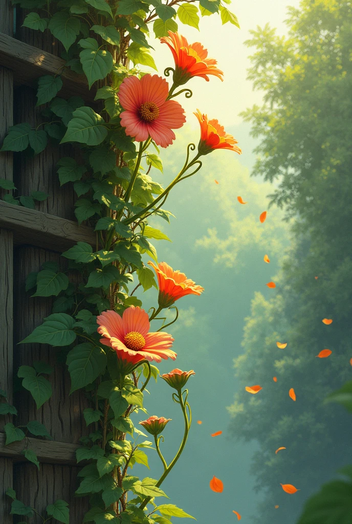 climbing flower?