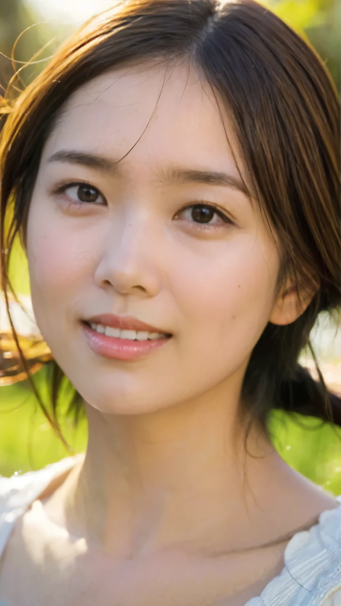 Blonde, Brown Hair, Everything modern:3.66, Cute Japanese Women Photos, smile, 20-year-old, Straight Hair:2.55, (photo Realistic:1.4), (hyper Realistic:1.4), (Realistic:1.3), (Smoother lighting:1.05), (Improving the quality of cinema lighting:0.9), 32K, 1 person,20-year-oldの, Realistic lighting, Backlight, The light shines on your face, Ray Tracing, (Bright light:1.2), (Improvement of quality:1.4), (Highest quality Realistic textured skin:1.4), fine grain, Detailed face,(smile:1.0), (Emphasis on face close-up:1.3), (Enhances the beauty of skin texture:1.1),((Extremely precise and accurate anatomy:1.0)), (Enhances the beauty of skin texture:1.1), Clean and glowing skin, mesh, thin:1.2, (Realistic:1.3), Realisticなライティング, (Smoother lighting:1.05), 32K, One Japanese woman, fine grain, Detailed face, (Film Grain:1.1),(Accentuates body lines:1.1), High resolution, Natural look, Kind eyes, Improves hair quality, Delicate light and shadow, Transparent muscles, Graceful pose, Beautiful Eyes, Sharp details, Soft light reflection, Beautiful contours, Delicate skin tone, Fine hair texture,Cute Japanese Women Photos,