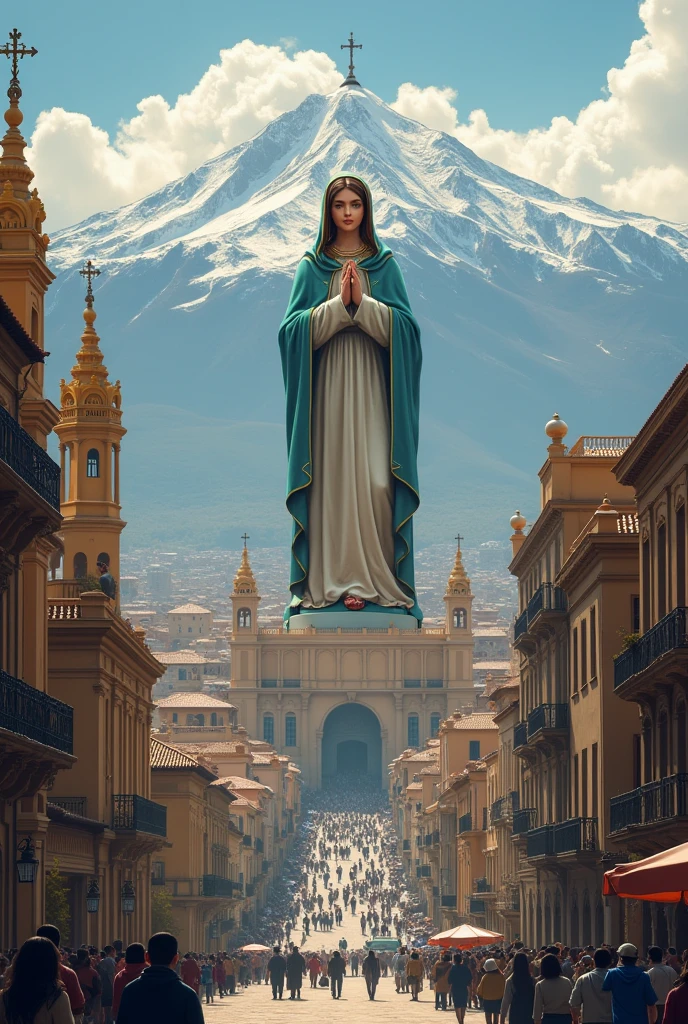 City of Arequipa with the Virgin of Chapi