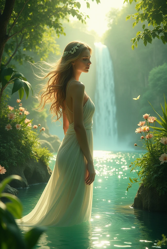 woman in paradise