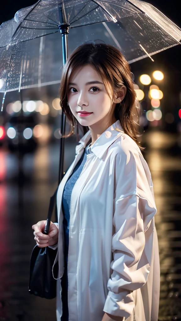 mix4,(8k, RAW photo, best quality, master:1.2), (realistic, photo-realistic:1.37),1girl,cute,cityscape,night,rain,wet,professional lighting,photon mapping,radiosity,physically-based rendering ,