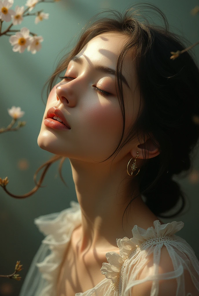 woman and music
