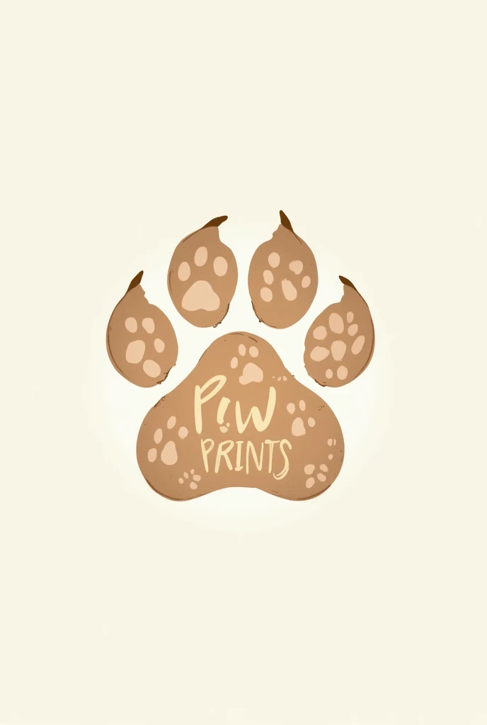 GIVE ME A LOGO Paw Prints of Hope FROM REAL DOMESTIC ANIMALS