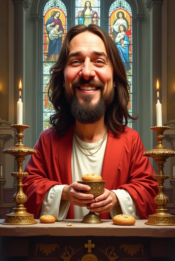 jESUS EUCHARIST IN CARICATURE