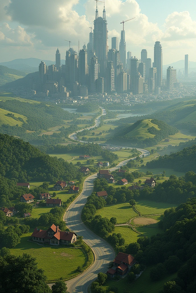 Urbanization in rural areas