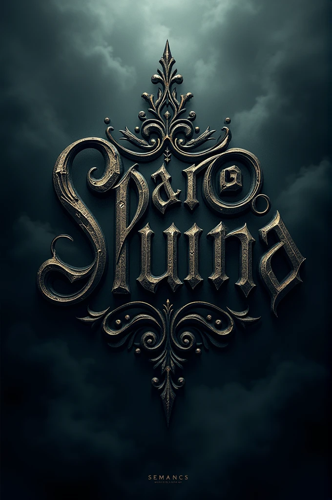 Logo of any brand with gothic or difficult to make letters