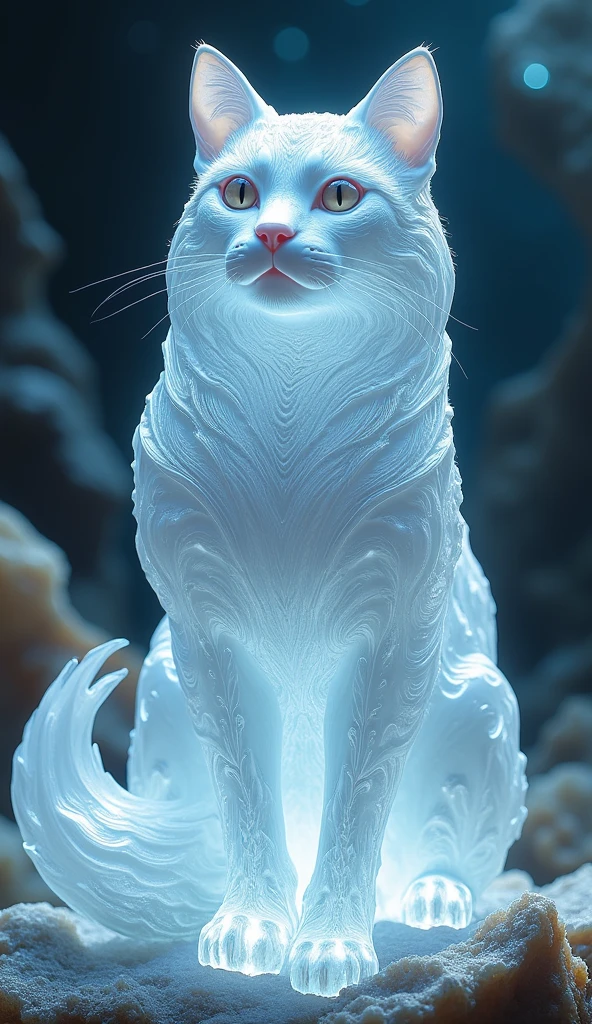 Crystal Cat Emblem, splendor, ancestor, face
