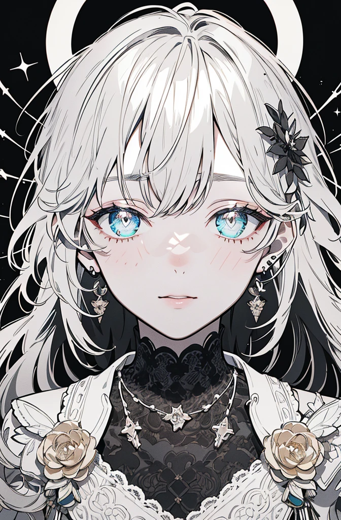 Character sheet, ultra-detailed complex 3d rendering with porcelain profile of Vietnamese character, maximalist beautiful studio soft light, rim lighting, vibrant details, lace, hyper-realistic, hand, facial muscles, electric wires, microchip, elegant, beautiful background, octane, H.R. style giger, ((sunkissed)), cute, sparkles, ((crisp lineart)), (clean lineart), ((perfect 8k HD wallpaper), ((looking at viewer)), super cute girl, (focus on face)