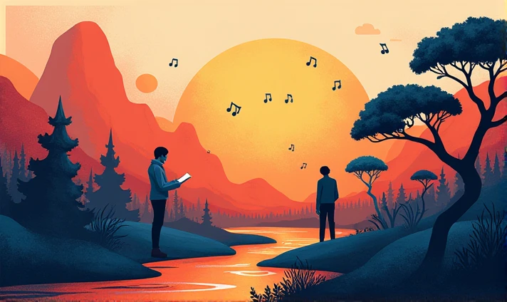 Create the cover of a music collection 