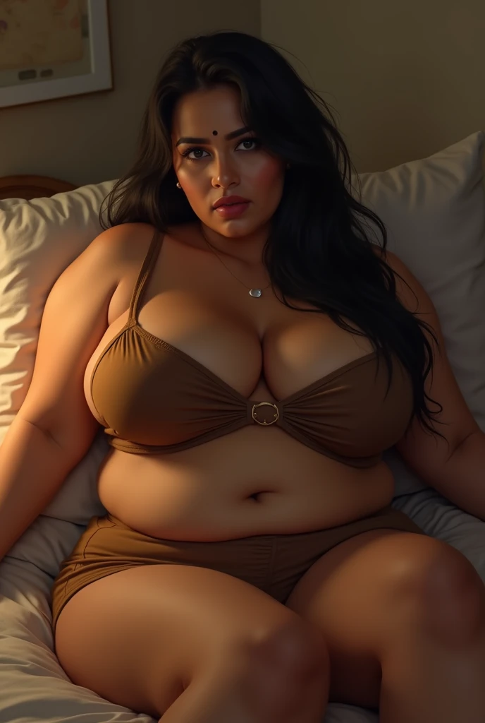 50 year old Indian women ,old women, she is pregnant, nude, big boobs ,tattoo, tan skin, curvaceous,extremely plump, bbw, thick body, heavy ,beautiful thick female, sexy pose, red lips